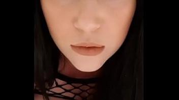 Up close and personal with harmony reigns stare deep into her pretty blue eyes and hear her sexy british accent